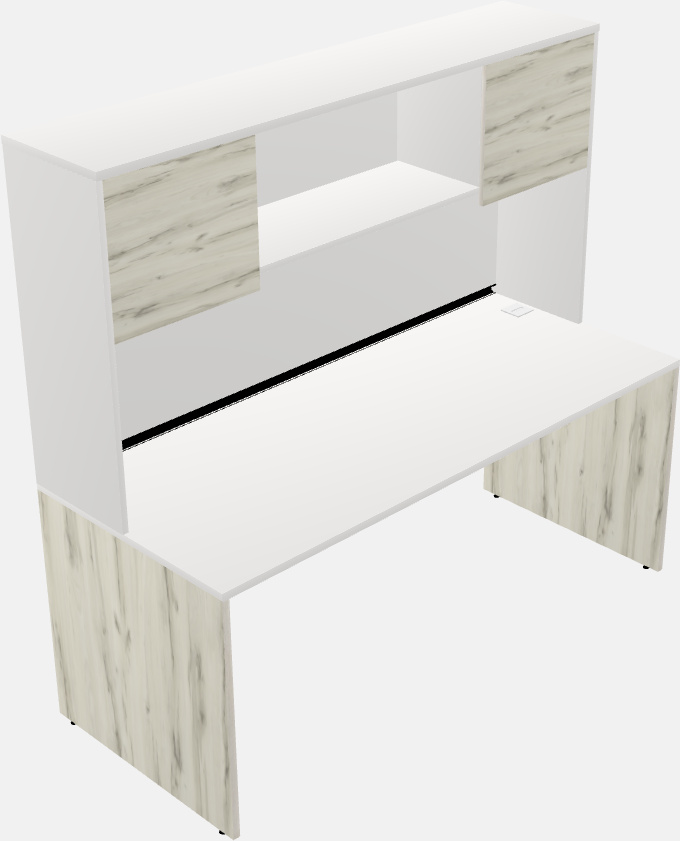 Rectangular desk