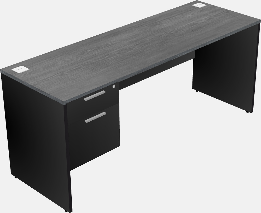 Rectangular desk