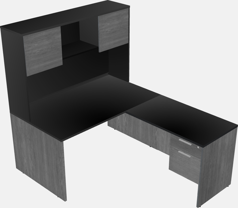 L-shaped na office desk