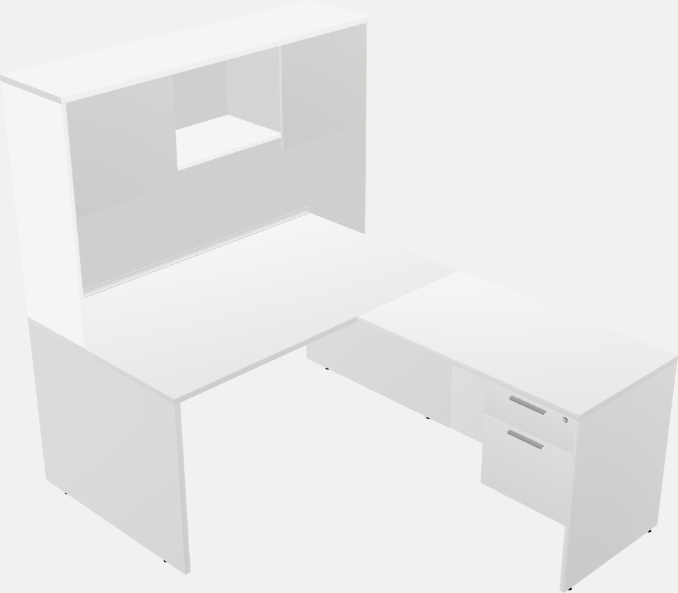 L-shaped na office desk