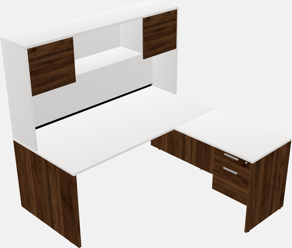 L-shaped na office desk