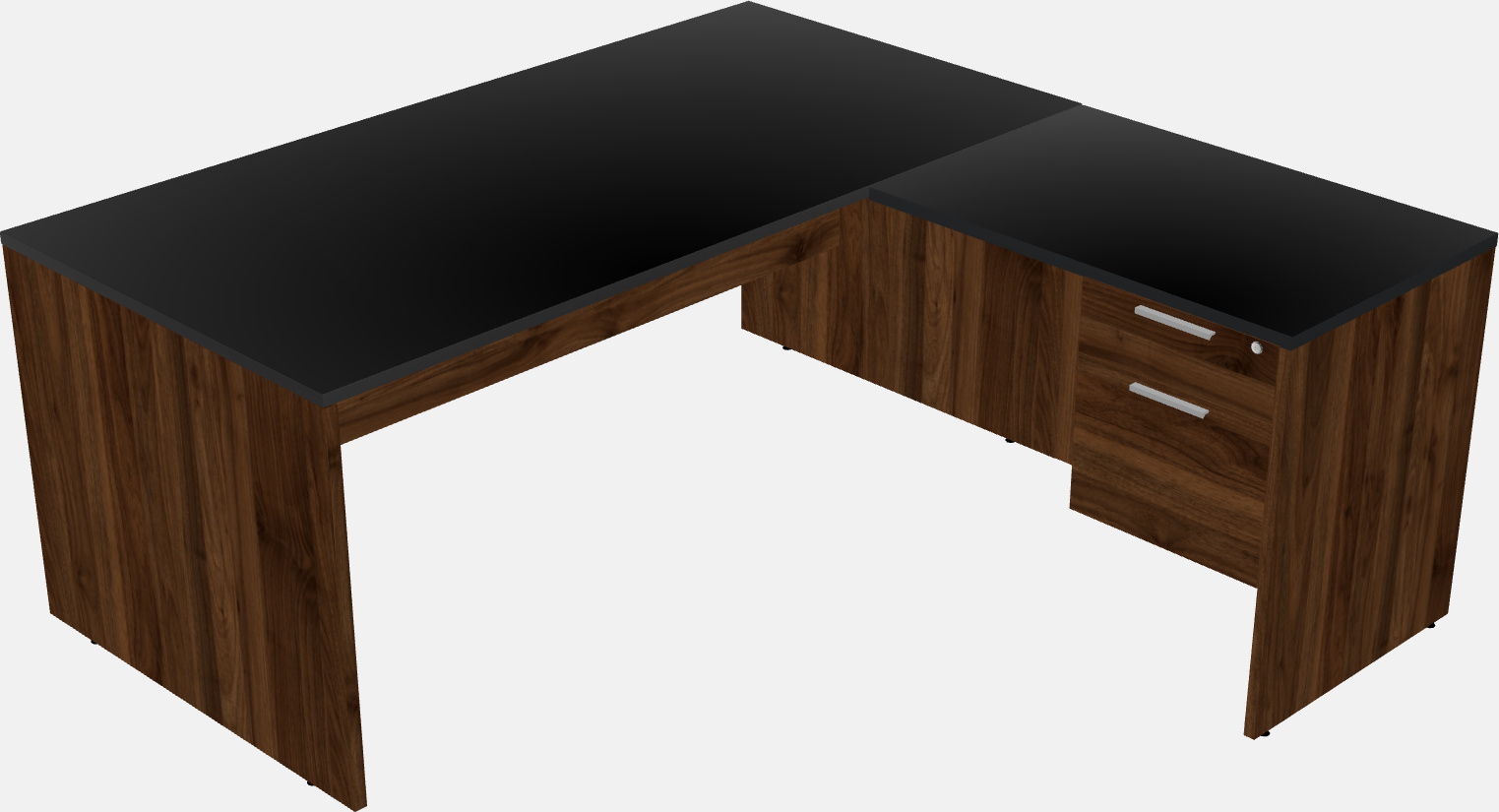 L-shaped na office desk