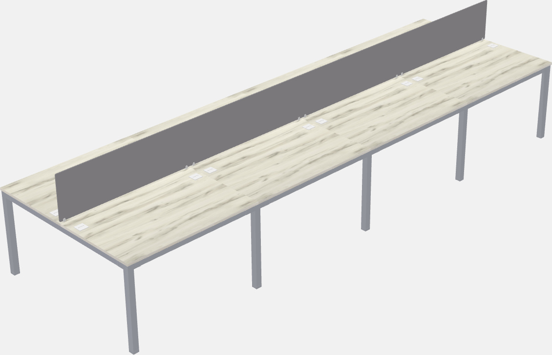 Escritorio rectangular compartido