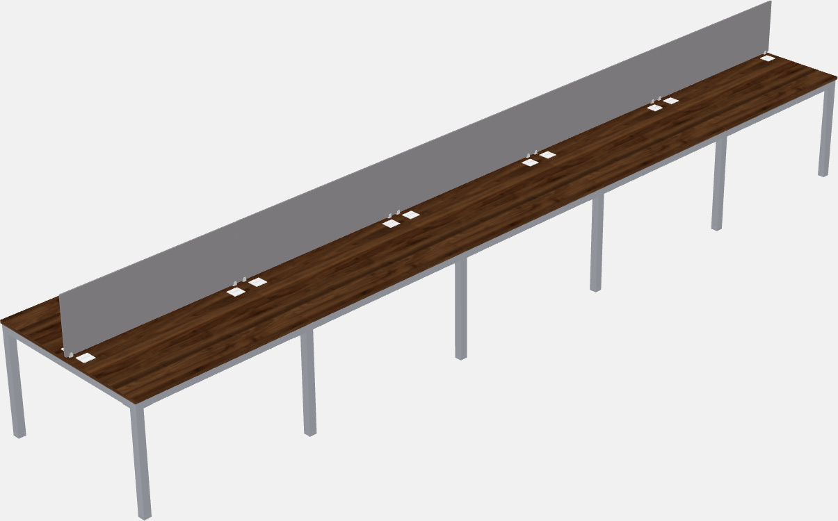 Escritorio rectangular compartido