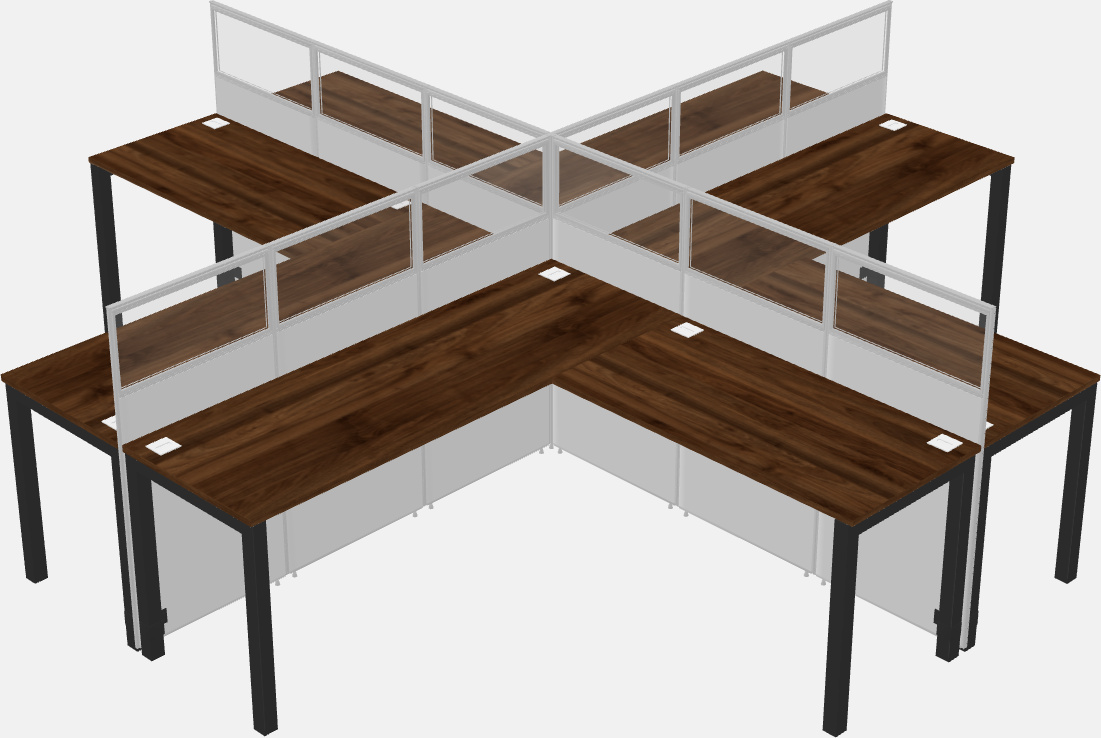 Cubicoli condivisi a forma di l