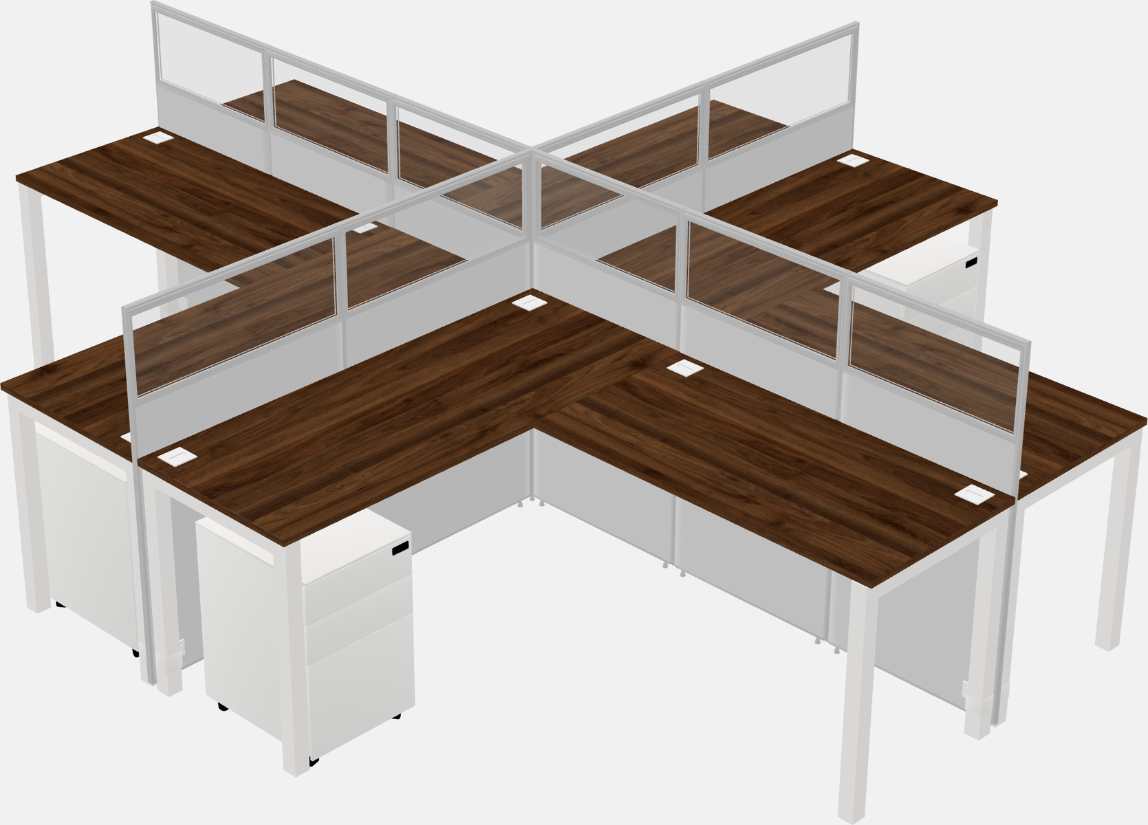 Cubicoli condivisi a forma di l