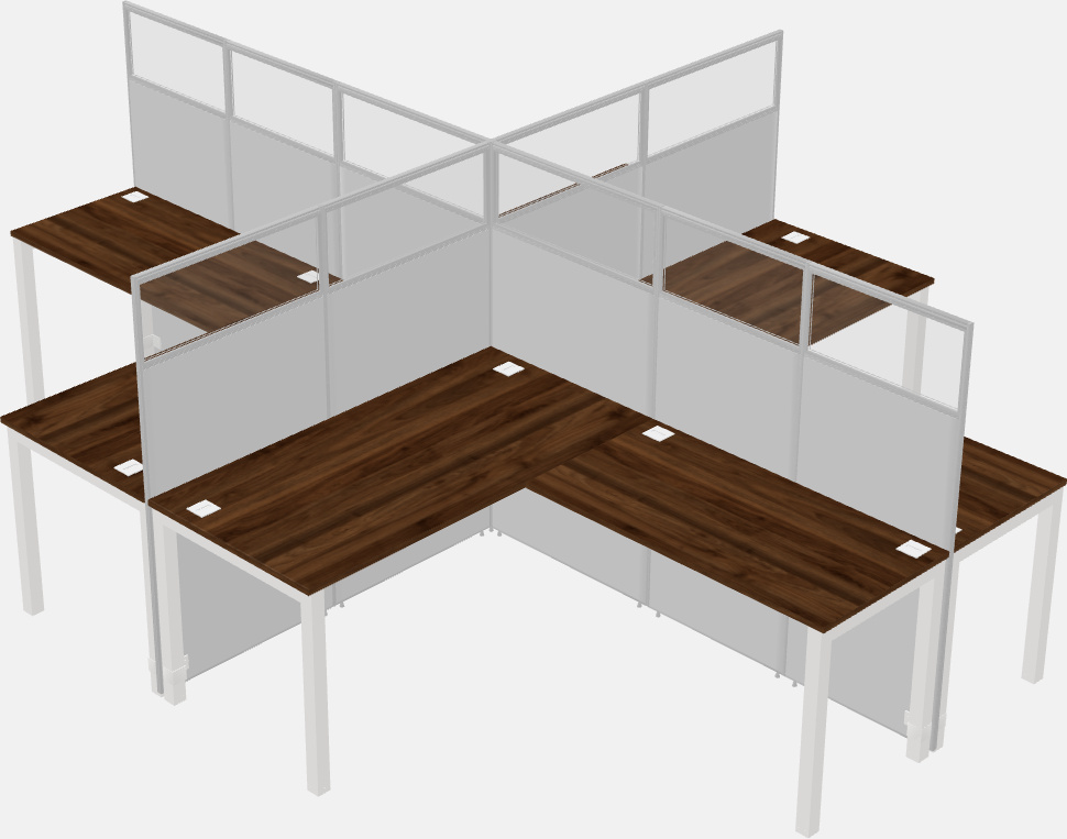 Cubicoli condivisi a forma di l