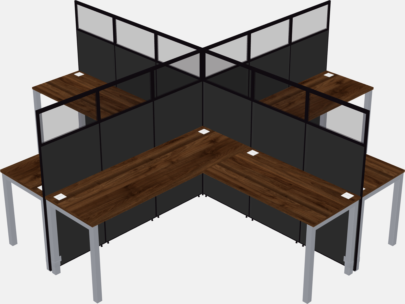 Cubicoli condivisi a forma di l