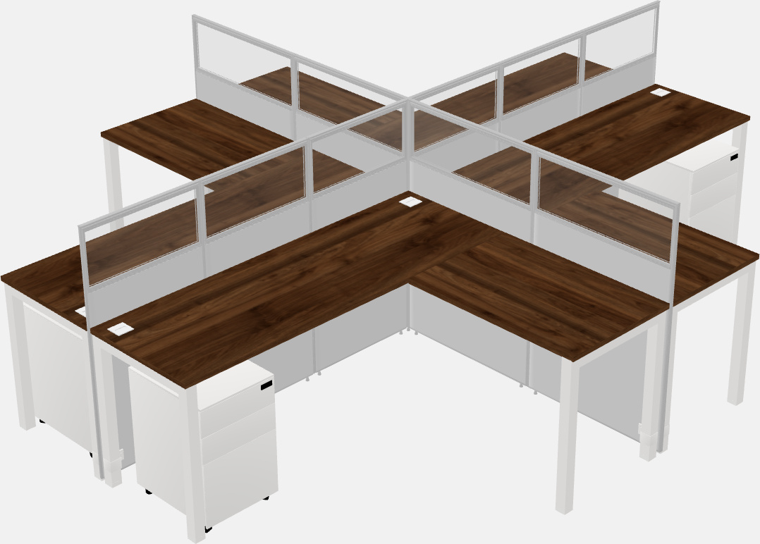 Cubicoli condivisi a forma di l