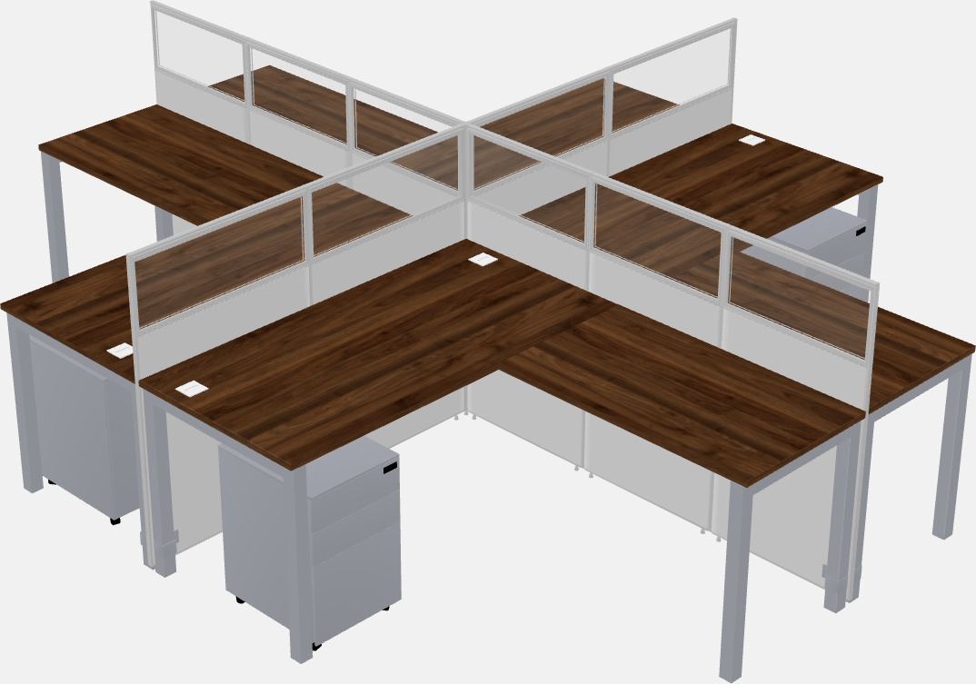 Cubicoli condivisi a forma di l