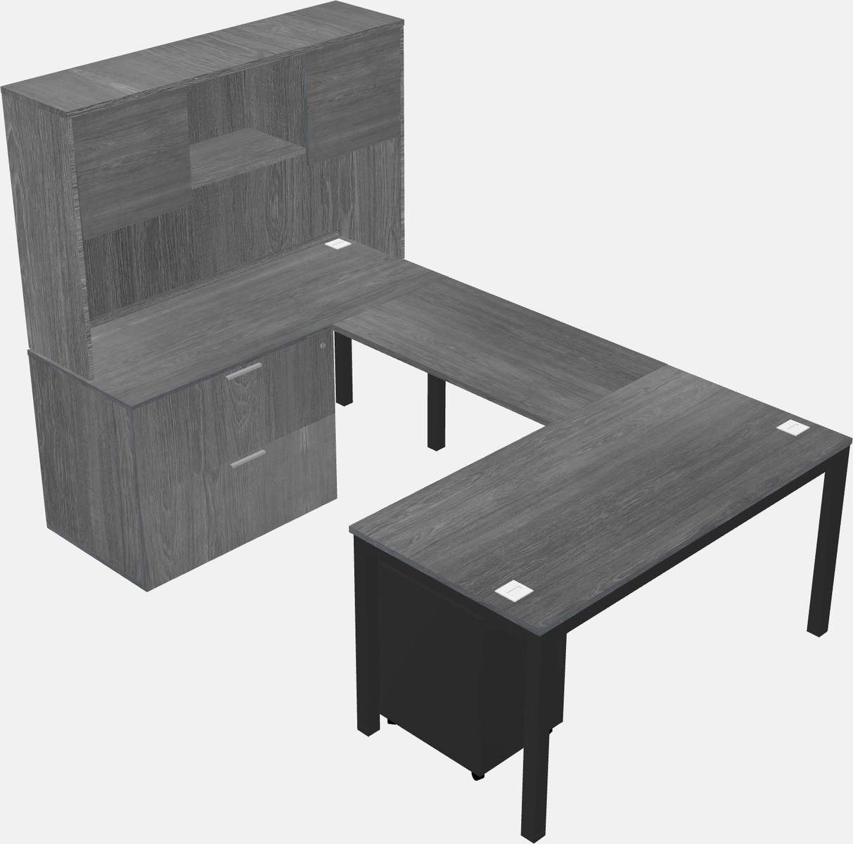 Mesa em forma de u + arquivo