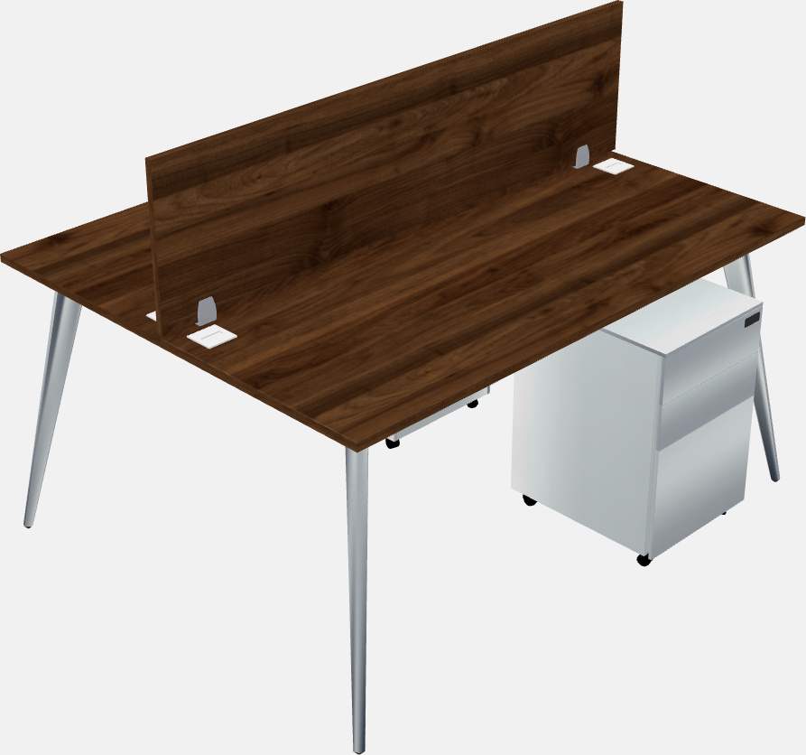 Shared office desk system