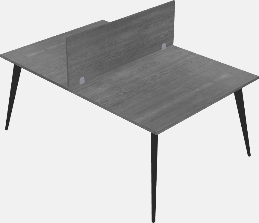 Shared office desk system