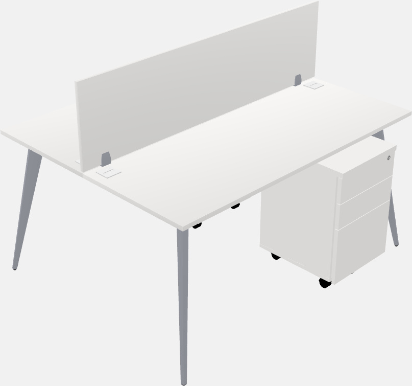 Shared office desk system