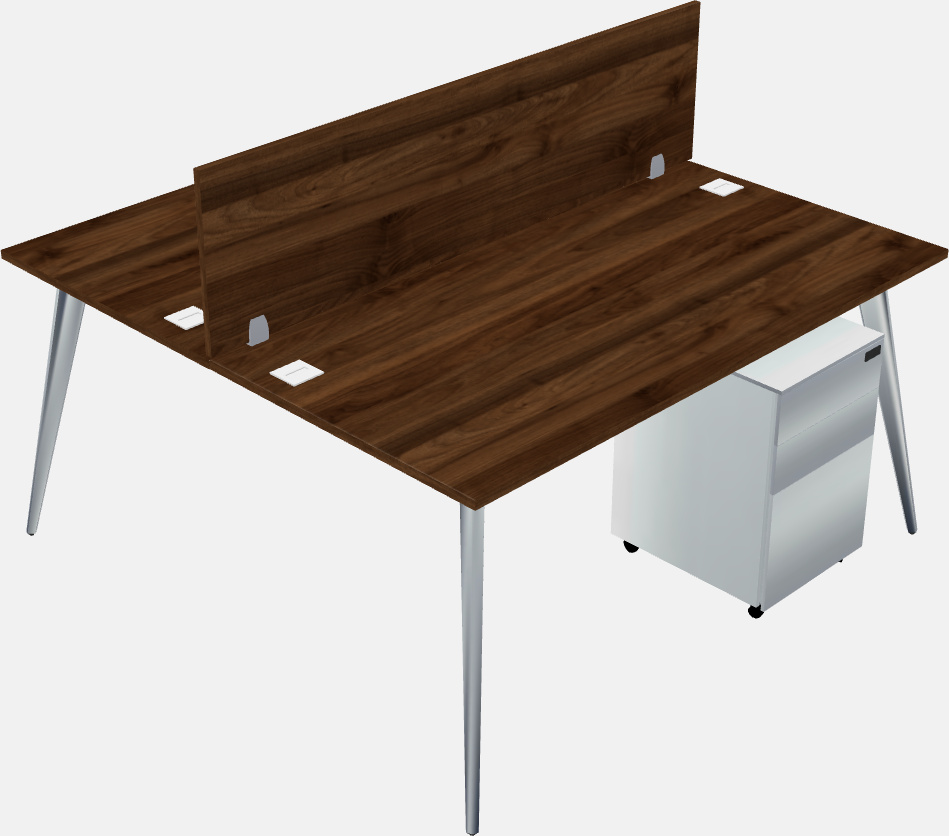 Shared office desk system