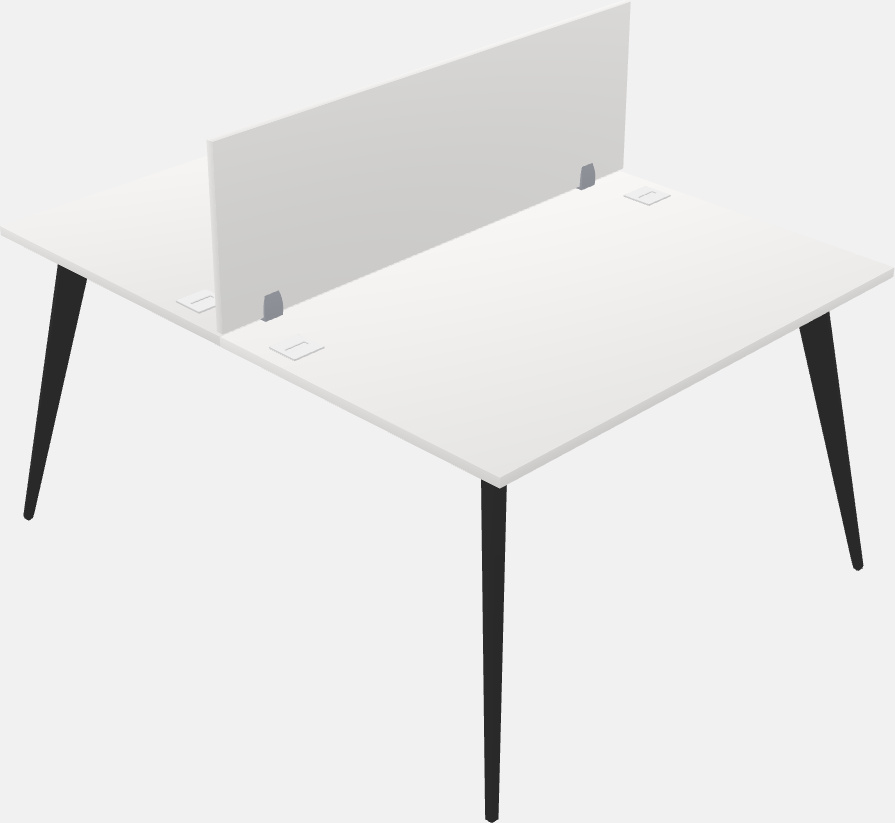 Shared office desk system