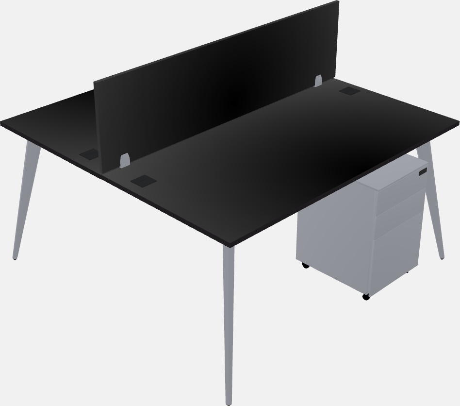 Shared office desk system