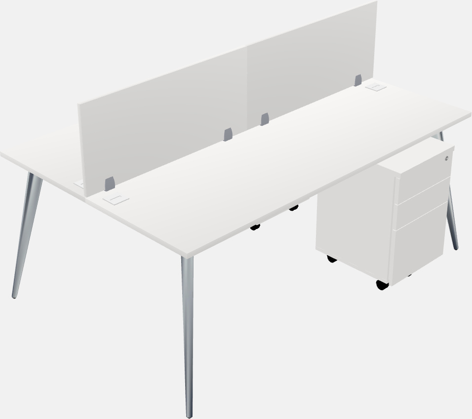 Shared office desk system