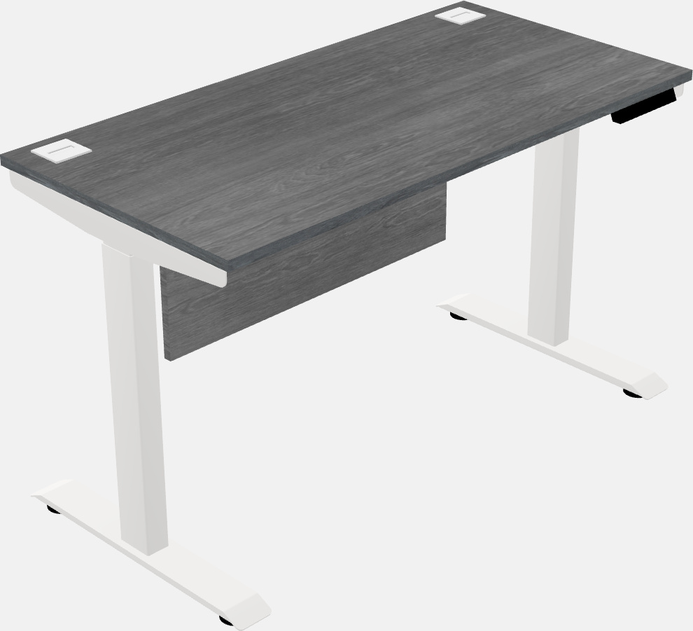 Single motor electric desk