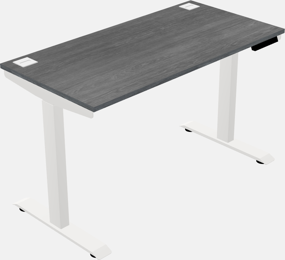 Single motor electric desk