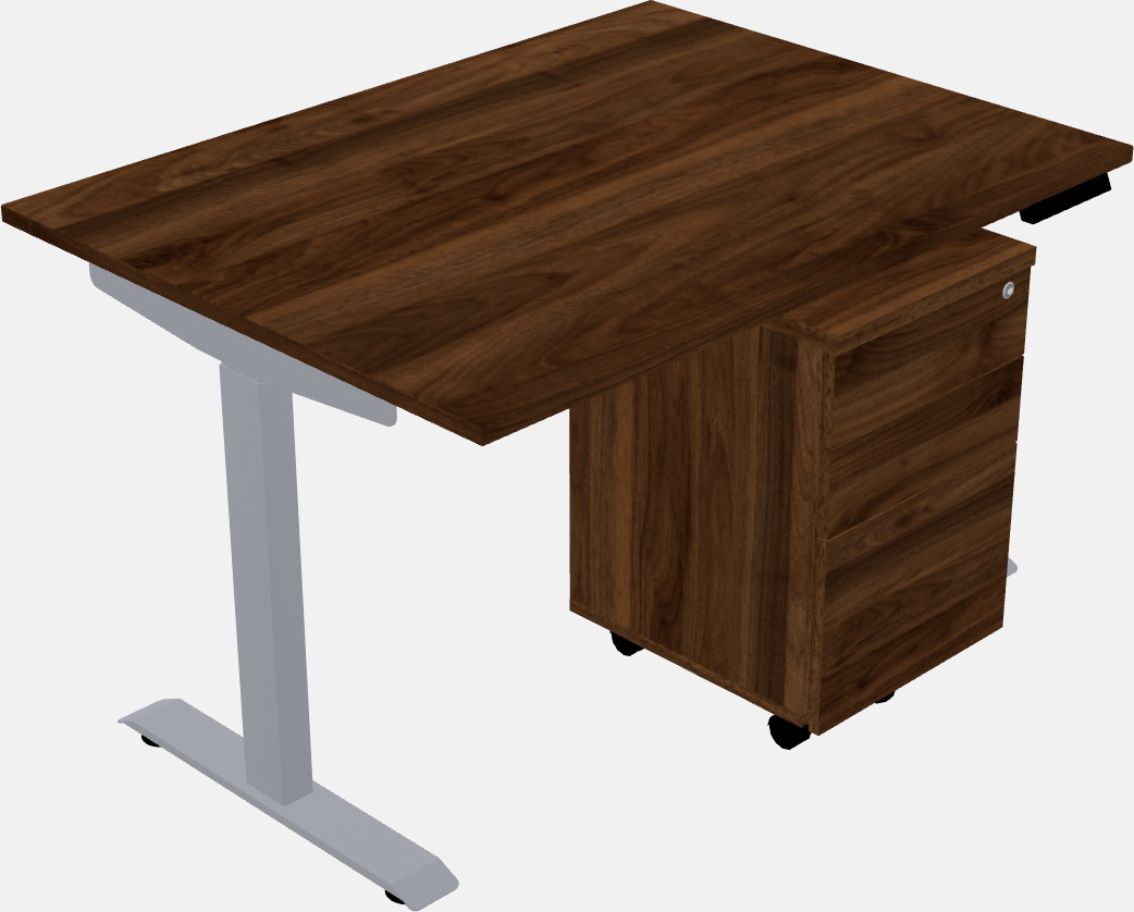 Single motor electric desk