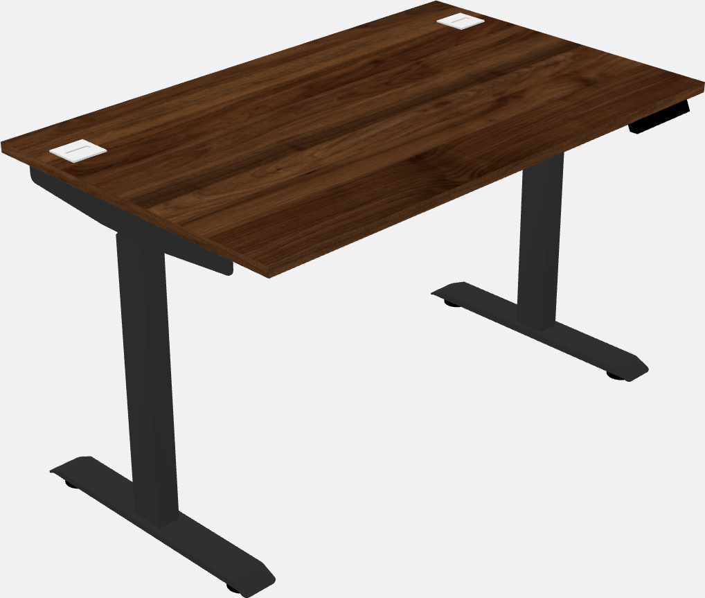 Single motor electric desk