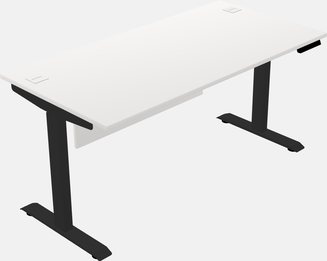 Single motor electric desk