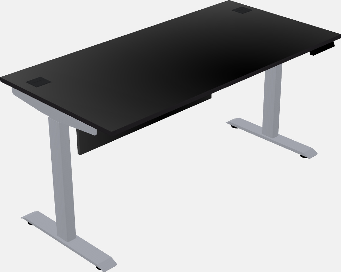 Single motor electric desk