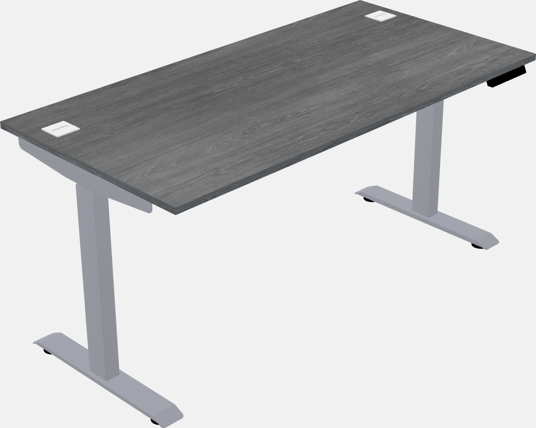 Single motor electric desk