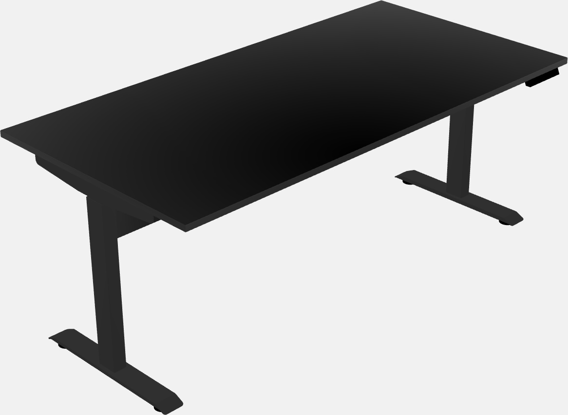 Single motor electric desk