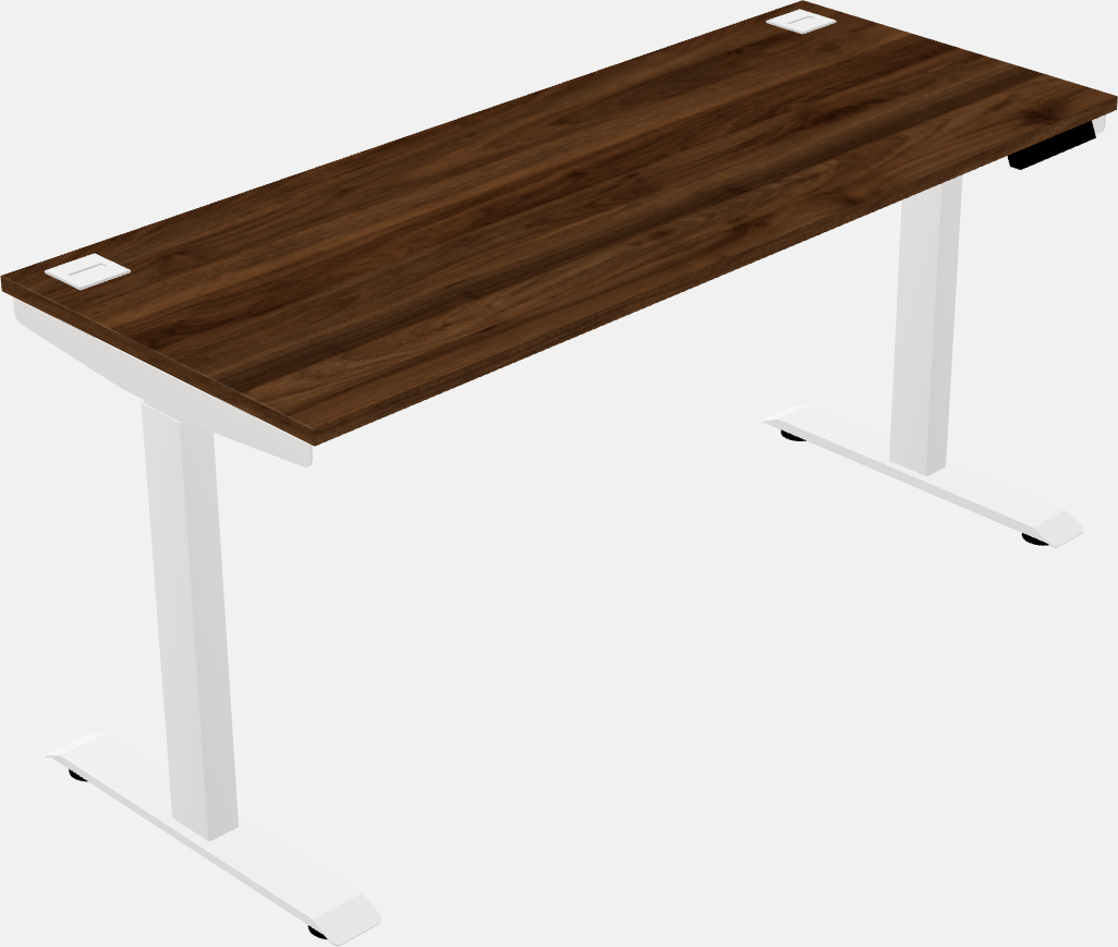 Single motor electric desk