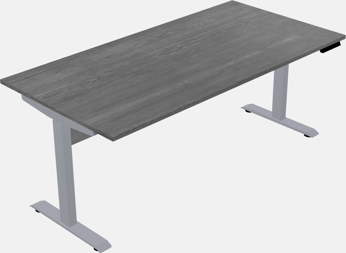 Single motor electric desk