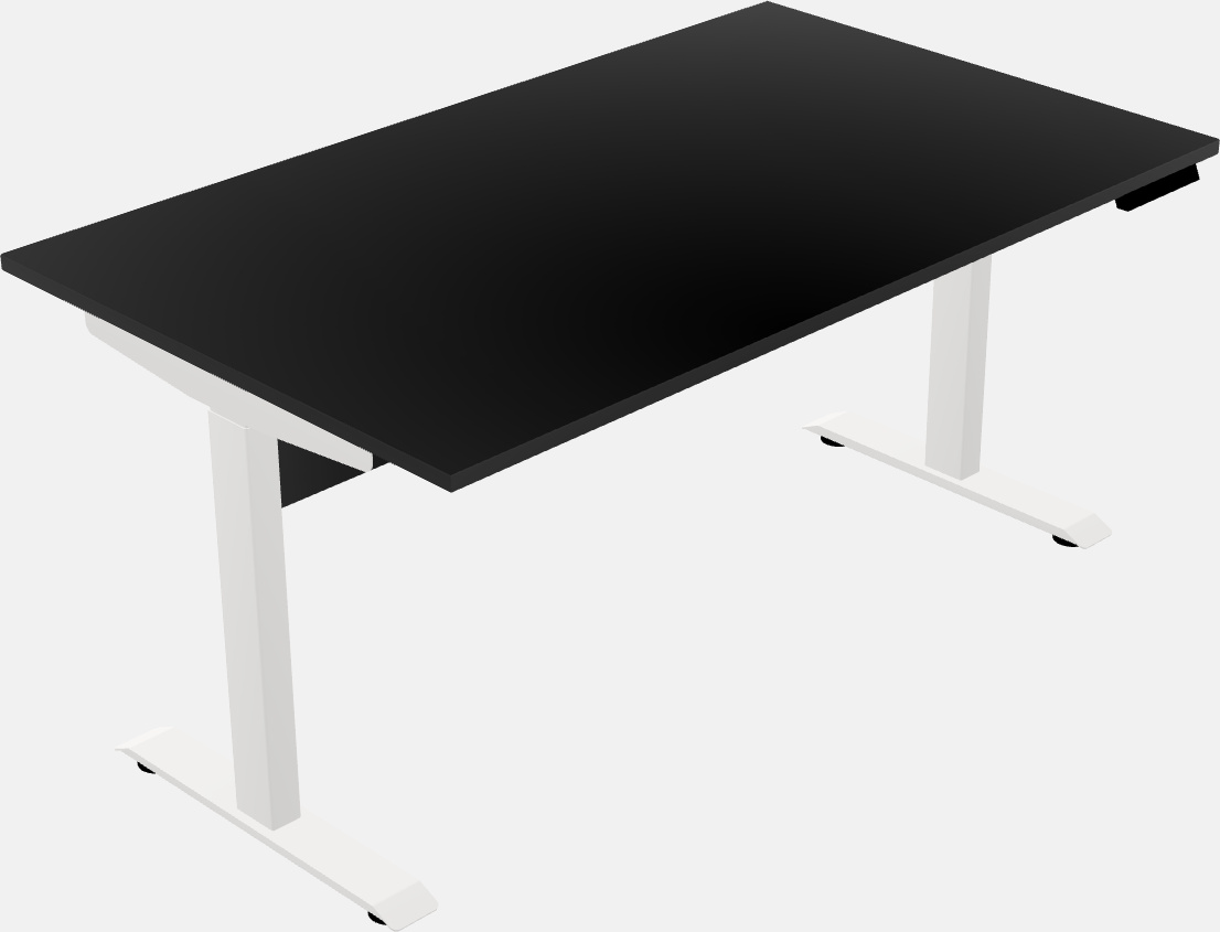 Single motor electric desk