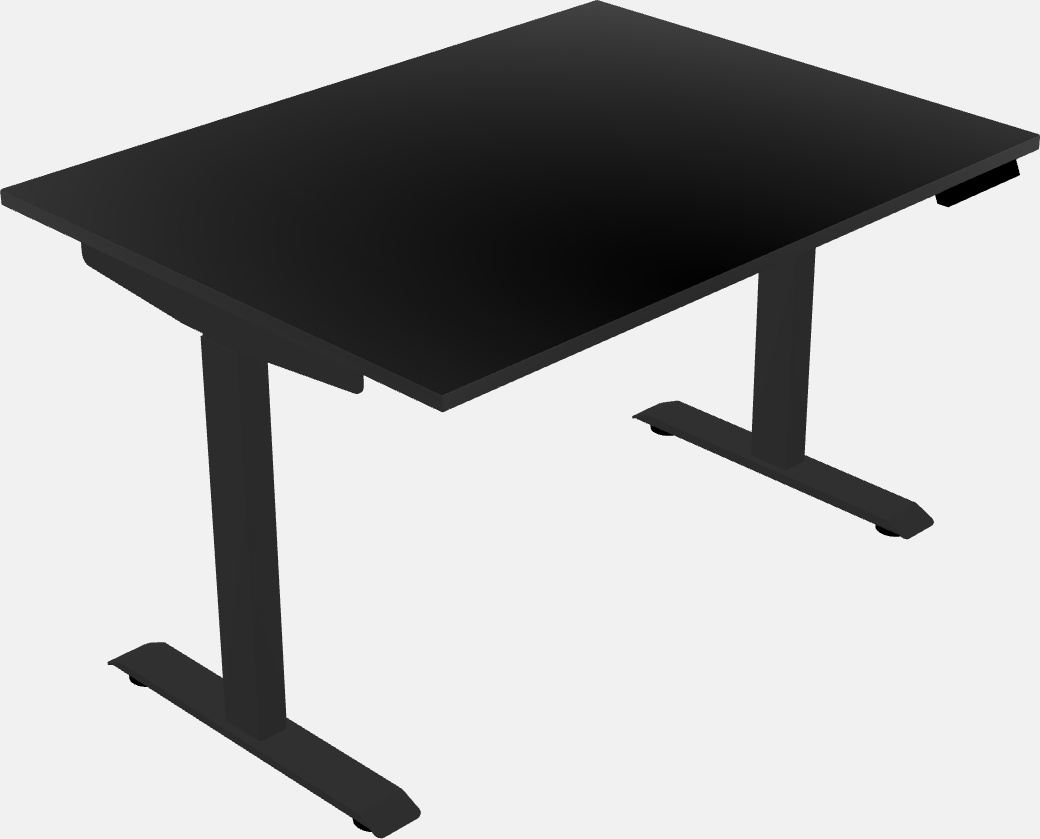 Single motor electric desk