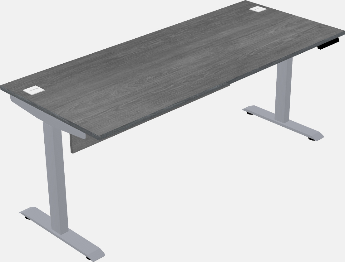 Single motor electric desk