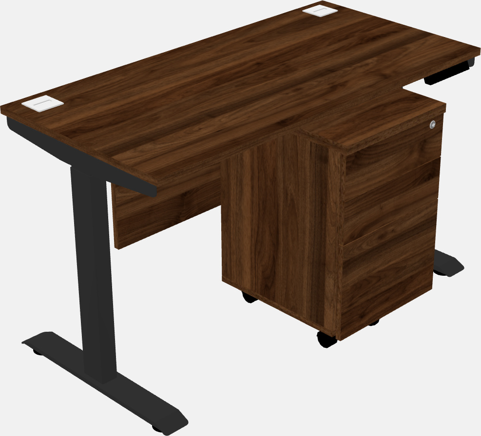 Single motor electric desk