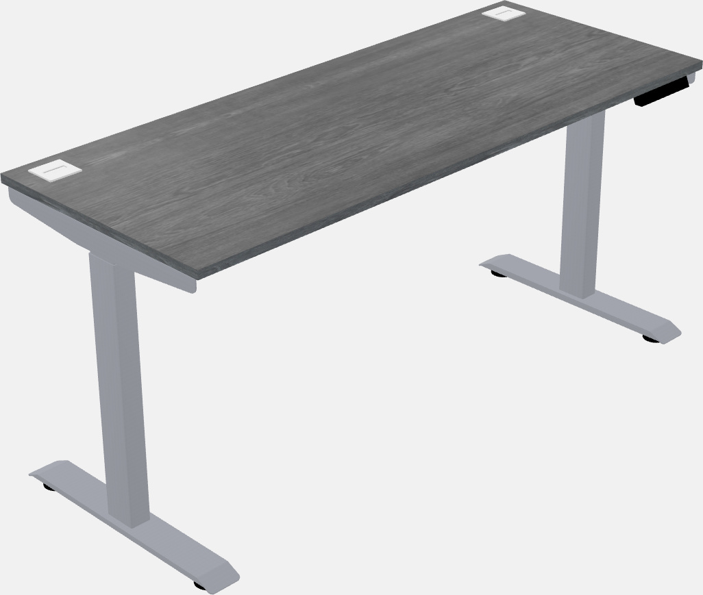 Single motor electric desk