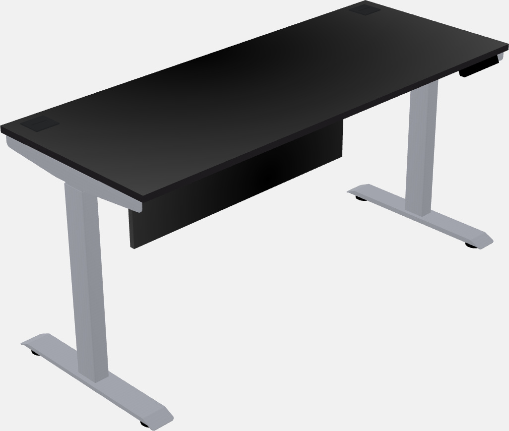 Single motor electric desk