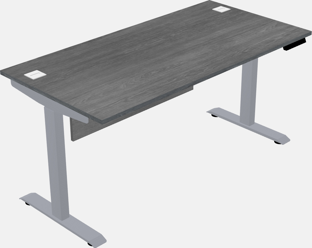 Single motor electric desk