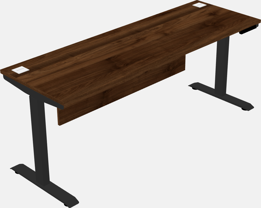 Single motor electric desk