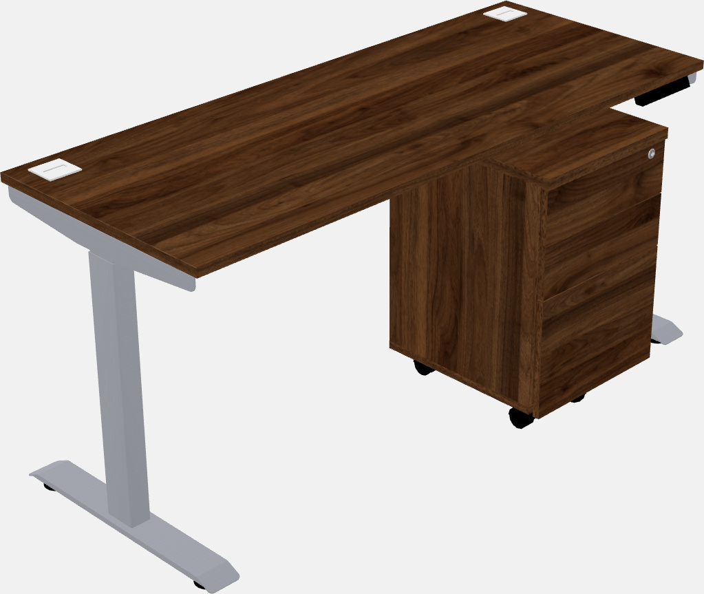 Single motor electric desk