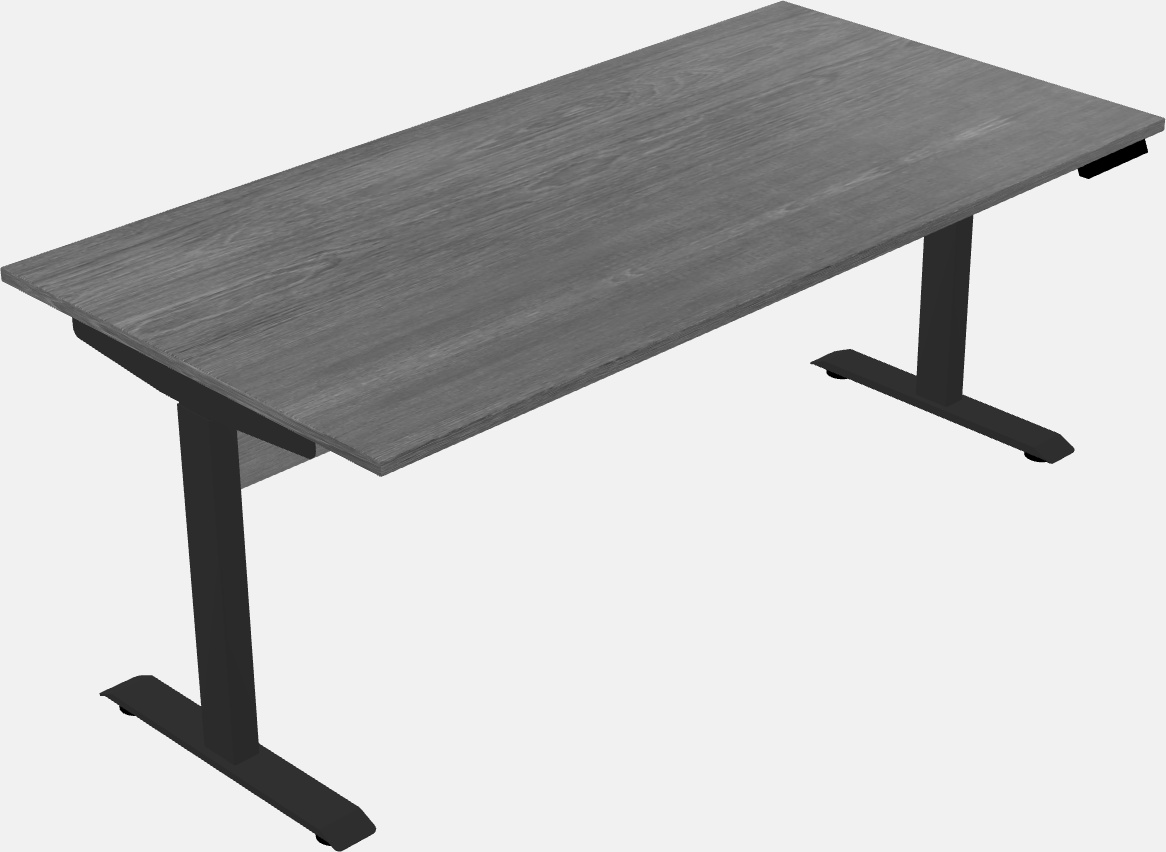 Single motor electric desk