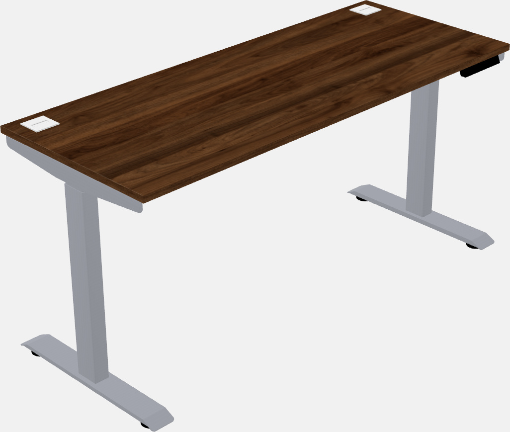 Single motor electric desk