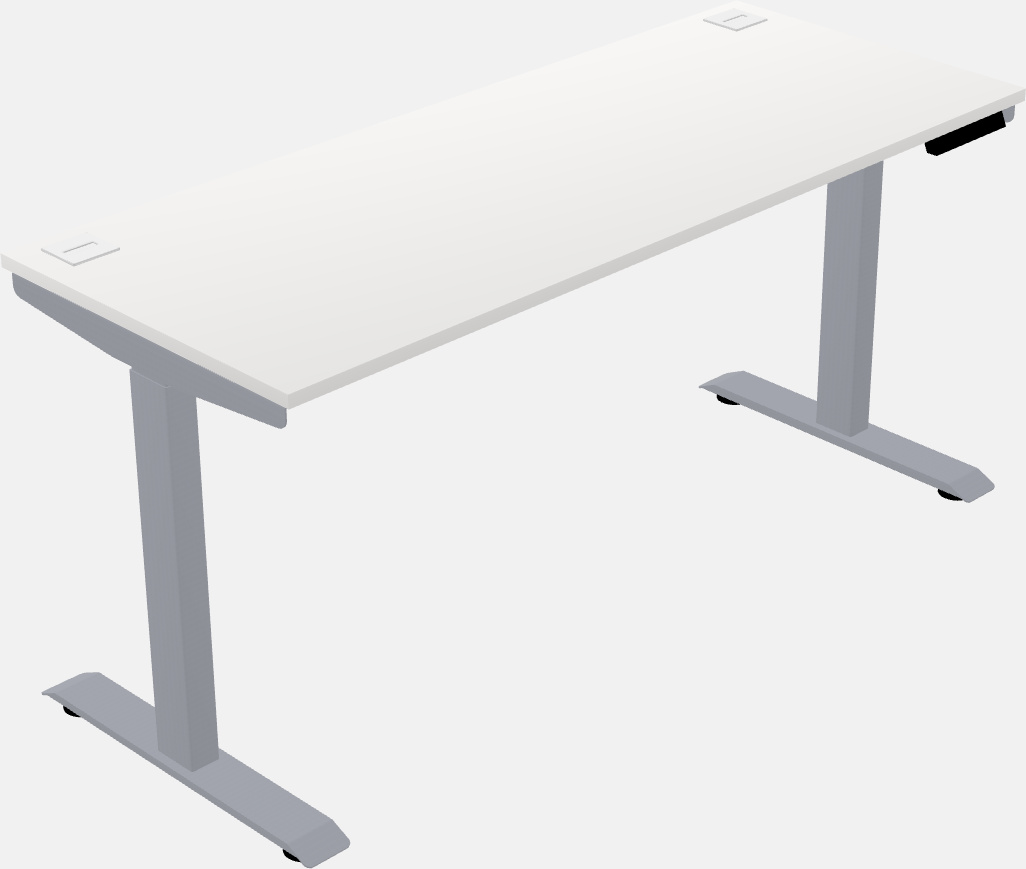 Single motor electric desk