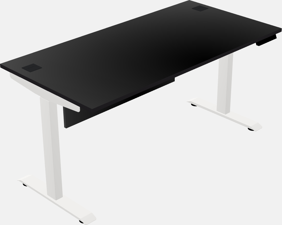 Single motor electric desk