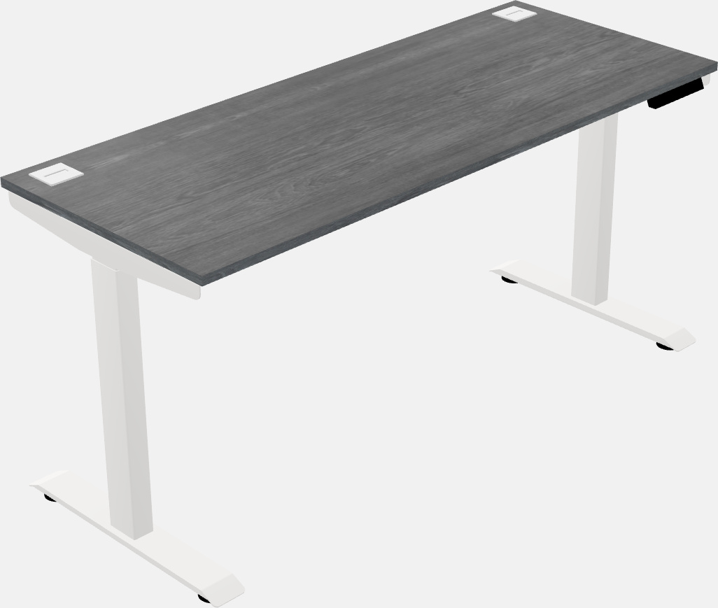 Single motor electric desk