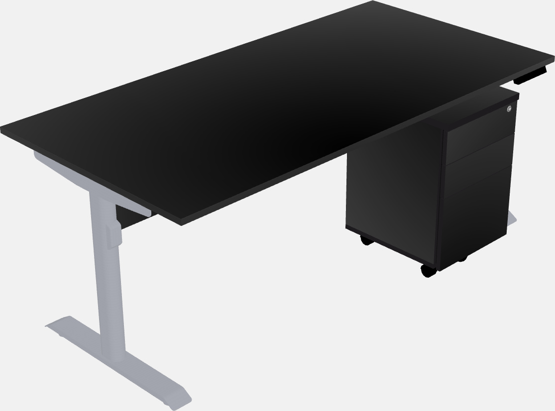 Dual motor electric desk