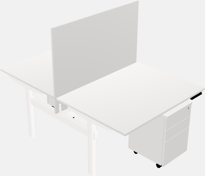 Shared electric desk