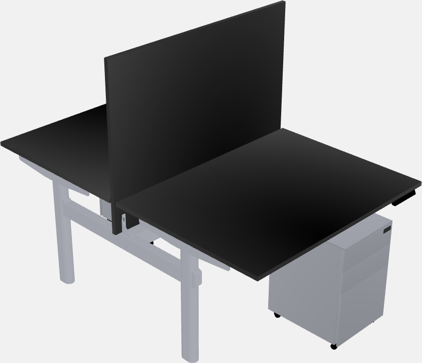 Shared electric desk