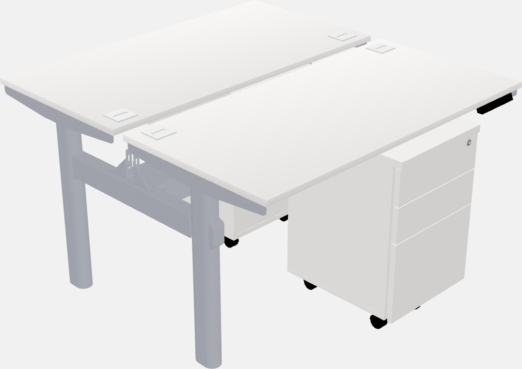 Shared electric desk